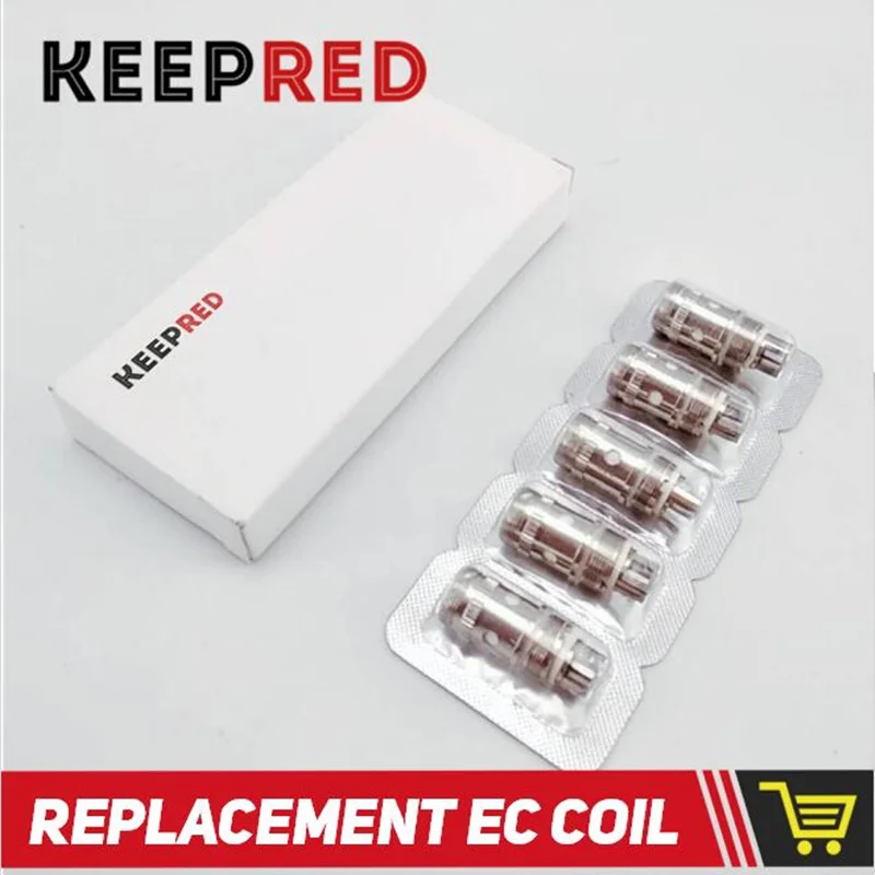 5pcs Original KEEPRED EC Coil Replacement 0.3ohm 0.5ohm for iJust2 Melo2 Melo3 Mini Atomizer Tank E Cigarette Premade Vape Coil
5pcs Original KEEPRED EC Coil Replacement 0.3ohm 0.5ohm for iJust2 Melo2 Melo3 Mini Atomizer Tank E Cigarette Premade Vape Coil