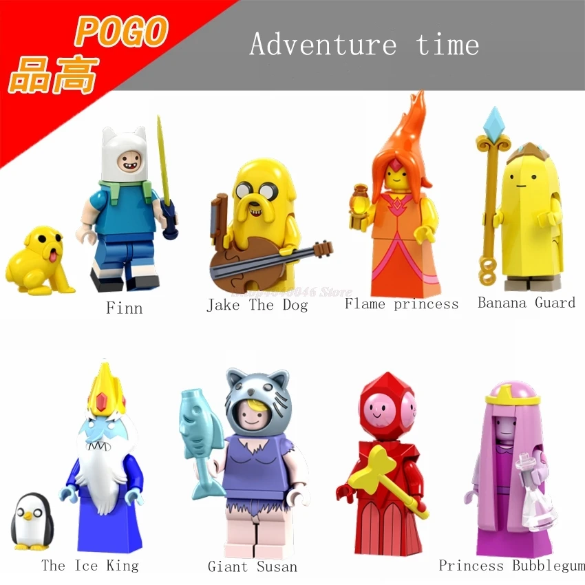 Adventure Time Legoing Anime Action Figures Finn Jake The Dog The Ice King Princess Bubblegum Cartoon Model Kids Toy Legoing Set
Adventure Time Legoing Anime Action Figures Finn Jake The Dog The Ice King Princess Bubblegum Cartoon Model Kids Toy Legoing Set