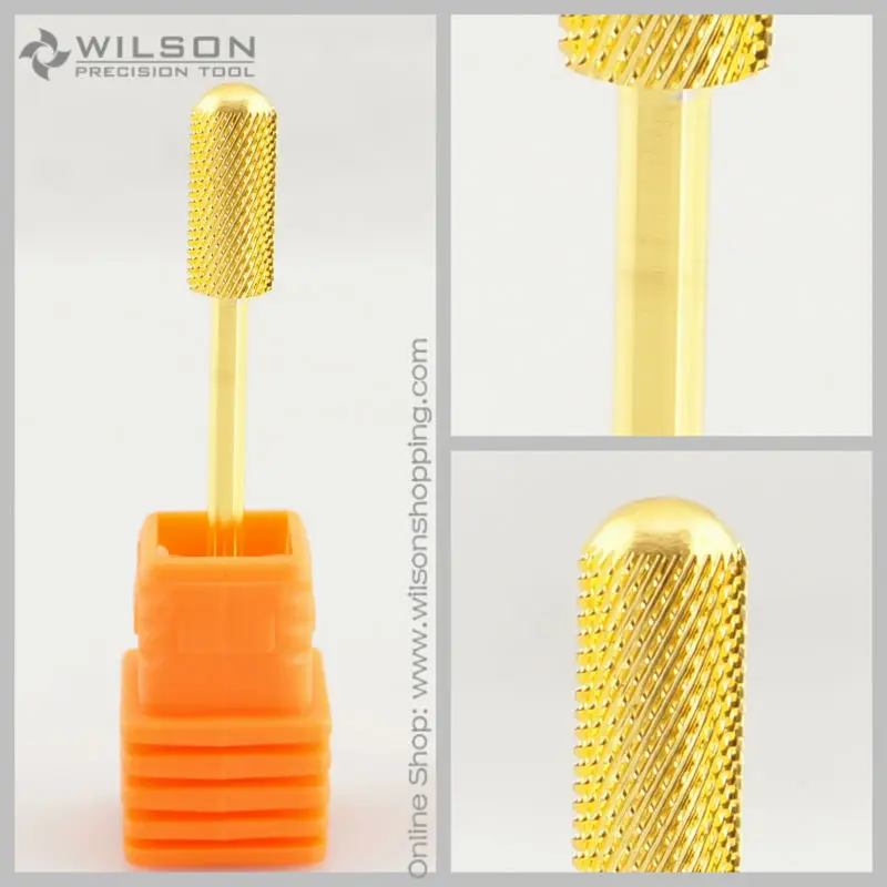 2pcs Small Barrel Smooth Top Bit - Fine (F-1140063) - Gold - WILSON Carbide Nail Drill Bit
2pcs Small Barrel Smooth Top Bit - Fine (F-1140063) - Gold - WILSON Carbide Nail Drill Bit