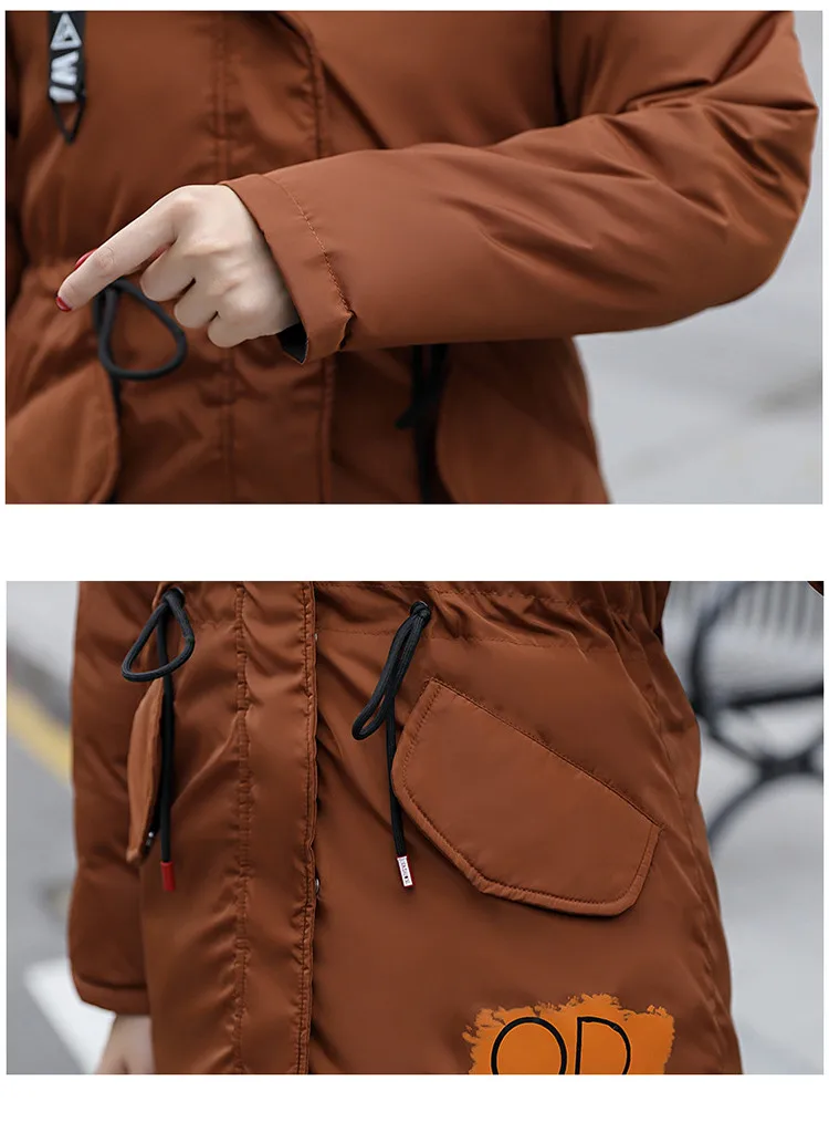 Long Winter Jackets And Coats Woman Warm Women Parka 2018 Winter Linen Cotton Coat Women Both Sides Wear Coats LZ976 (10)
