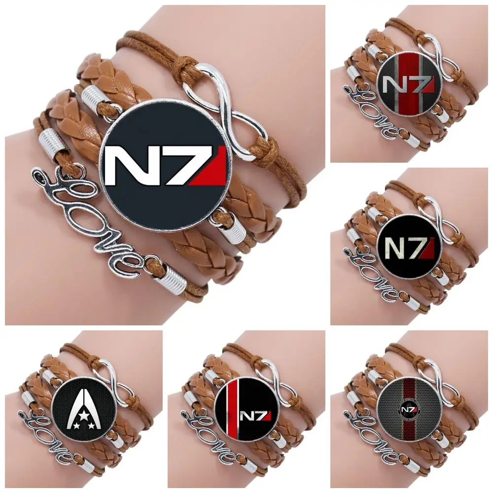 For Girls Wholesale Mass Effect Inspired N7 Fashion Novelty Glass Multilayer Black/Brown Leather Bracelet Bangles
For Girls Wholesale Mass Effect Inspired N7 Fashion Novelty Glass Multilayer Black/Brown Leather Bracelet Bangles