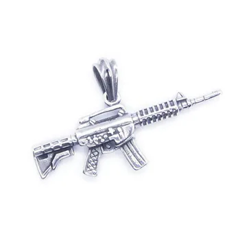 1pc Newest Cool Design Machine Gun Pendant 316L Stainless Steel Jewelry Men Boys Party Pendant
1pc Newest Cool Design Machine Gun Pendant 316L Stainless Steel Jewelry Men Boys Party Pendant