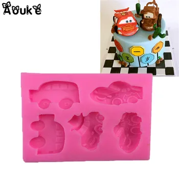 3D Car Shape Cake Silicone Mold Embossed Fondant Molds Chocolate Candy Biscuits Moulds DIY Wedding Decoration Baking Tools X073
3D Car Shape Cake Silicone Mold Embossed Fondant Molds Chocolate Candy Biscuits Moulds DIY Wedding Decoration Baking Tools X073