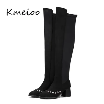 Kmeioo boots woman suede 2018 New Women Over The Knee Boots Sexy High Heels Women Shoes Winter Boots Warm Size 35-46
Kmeioo boots woman suede 2018 New Women Over The Knee Boots Sexy High Heels Women Shoes Winter Boots Warm Size 35-46