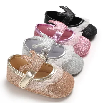 Spring Summer Baby Girls Sandal Sweet Lace Sequin Small Crown Princess Shoes Toddlers Soft Sole Non-slip Casual Sandals 4 Colors
Spring Summer Baby Girls Sandal Sweet Lace Sequin Small Crown Princess Shoes Toddlers Soft Sole Non-slip Casual Sandals 4 Colors
