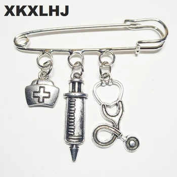 XKXLHJ 2018 New Nurse Cap Medical Brooch Syringe Stethoscope Cute Brooch Jewelry Gift
XKXLHJ 2018 New Nurse Cap Medical Brooch Syringe Stethoscope Cute Brooch Jewelry Gift