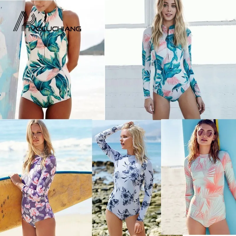 Retro Print Floral One Piece Swimsuit Long Sleeve Swimwear Women Bathing Suit Swimsuit Vintage One-piece Surfing Swim Suits
Retro Print Floral One Piece Swimsuit Long Sleeve Swimwear Women Bathing Suit Swimsuit Vintage One-piece Surfing Swim Suits