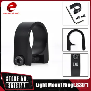 Element Airsoft Tactical Light Mount Ring(.830") for Scout Adaptive Light Mounts Softair Accessories EX316-BK
Element Airsoft Tactical Light Mount Ring(.830") for Scout Adaptive Light Mounts Softair Accessories EX316-BK