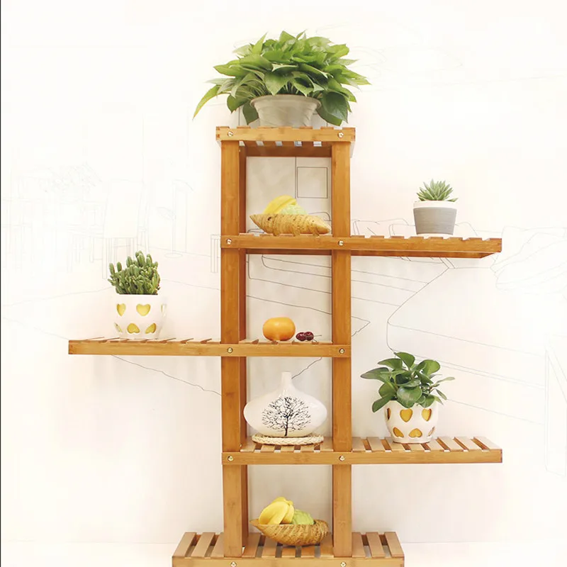 Fashion Bamboo Flowerpot Shelf Creative European Flower-Stand Storage Holders Home Decoration Natural Color Potted Shelf
Fashion Bamboo Flowerpot Shelf Creative European Flower-Stand Storage Holders Home Decoration Natural Color Potted Shelf