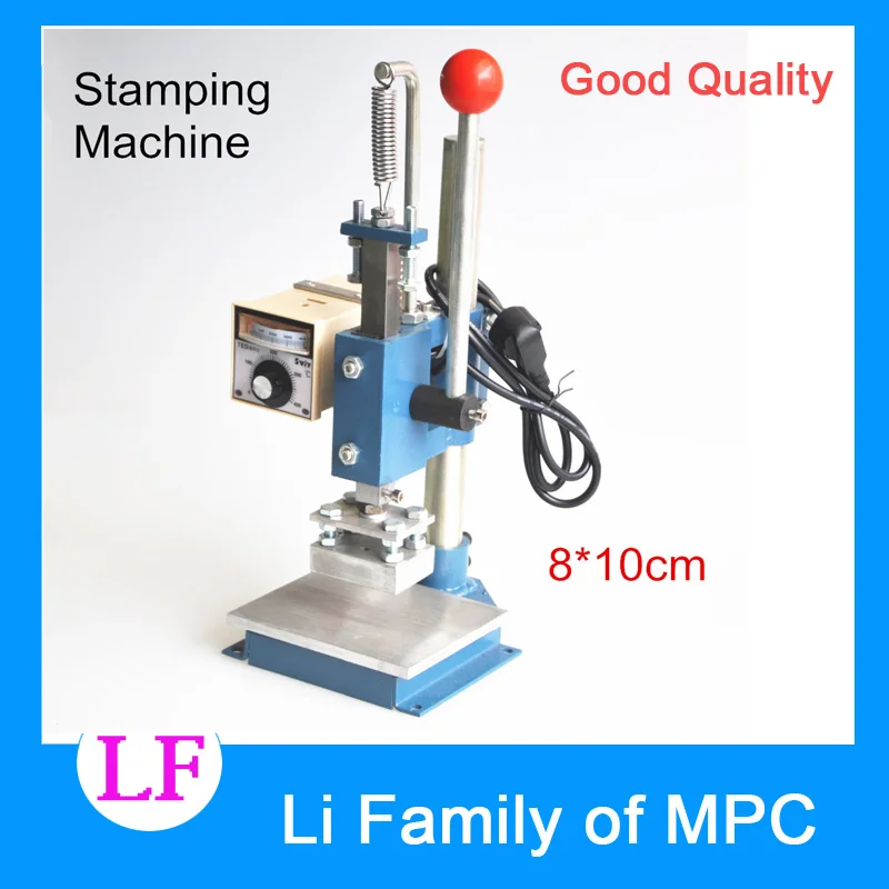 1 Set Manual Hot Foil Stamping Machine Foil Stamper Leather Printer Marking Press Embossing Machine 8x10cm
1 Set Manual Hot Foil Stamping Machine Foil Stamper Leather Printer Marking Press Embossing Machine 8x10cm