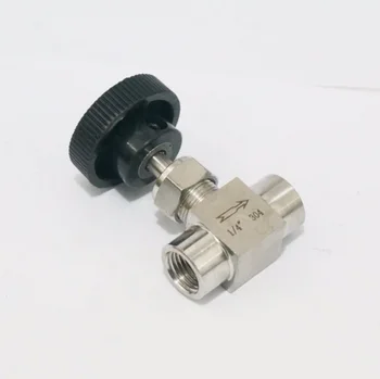 1/4" BSP Equal female Thread 304 Stainless Steel Flow Control shut off valve Needle Valve
1/4" BSP Equal female Thread 304 Stainless Steel Flow Control shut off valve Needle Valve