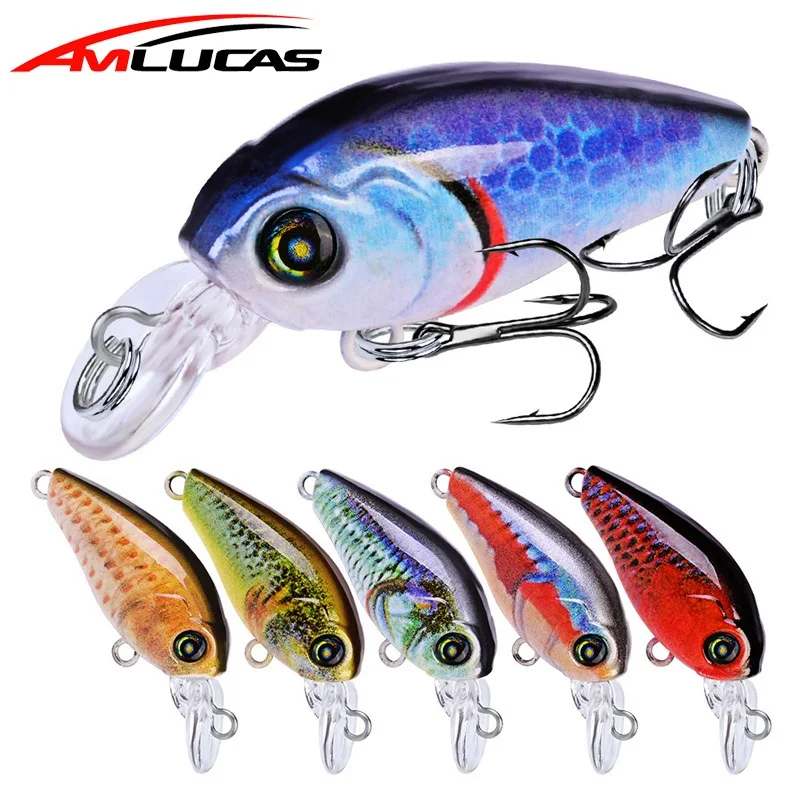 Amlucas 47mm 4g Crankbait Leurre Fishing Lure Artificial Hard Bait Fishing Wobblers Topwater Minnow Fish Lures Swimbait WW1062
Amlucas 47mm 4g Crankbait Leurre Fishing Lure Artificial Hard Bait Fishing Wobblers Topwater Minnow Fish Lures Swimbait WW1062