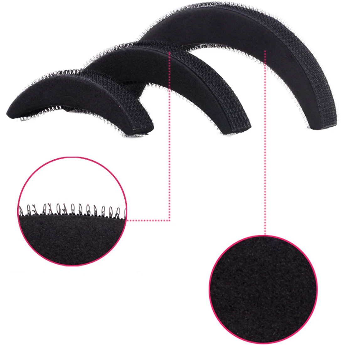 3 Sizes Updo Fluffy Hair Clip 3 PCS Black Bun Maker Higher Hair Accessories Styling Braider Tool Stick Hair Bands
3 Sizes Updo Fluffy Hair Clip 3 PCS Black Bun Maker Higher Hair Accessories Styling Braider Tool Stick Hair Bands