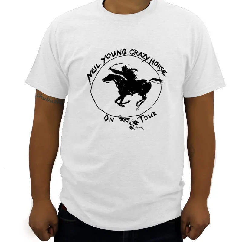 Summer Luxury Brand Men T Shirt 100% Cotton Fashion Tshirts Hipster Tee Tops New Neil Young Crazy Horse Zum O Neck Short Sleeve
Summer Luxury Brand Men T Shirt 100% Cotton Fashion Tshirts Hipster Tee Tops New Neil Young Crazy Horse Zum O Neck Short Sleeve