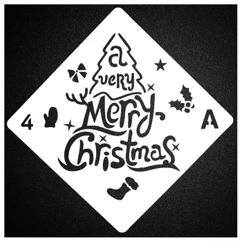 5" New Merry Christmas Pine Tree DIY Layering Stencils Wall Painting Scrapbook Coloring Embossing Album Decor Card Template
5" New Merry Christmas Pine Tree DIY Layering Stencils Wall Painting Scrapbook Coloring Embossing Album Decor Card Template