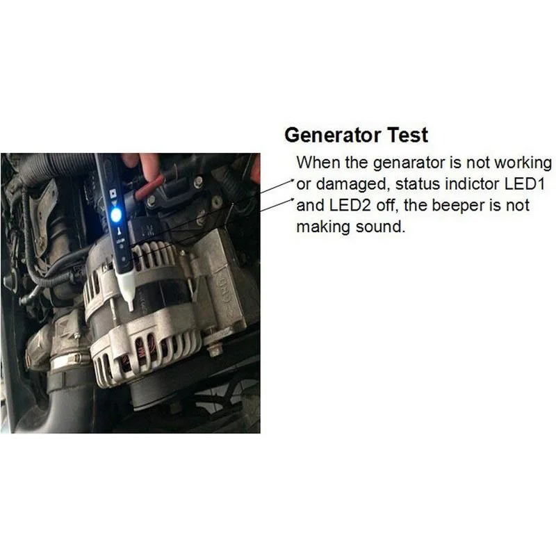 MST-101 Test Pen Car Ignition Coil Plug Car Lgnition System Detection Pen LED Flashing Voice Prompt Fast Check Circuit Tool
MST-101 Test Pen Car Ignition Coil Plug Car Lgnition System Detection Pen LED Flashing Voice Prompt Fast Check Circuit Tool