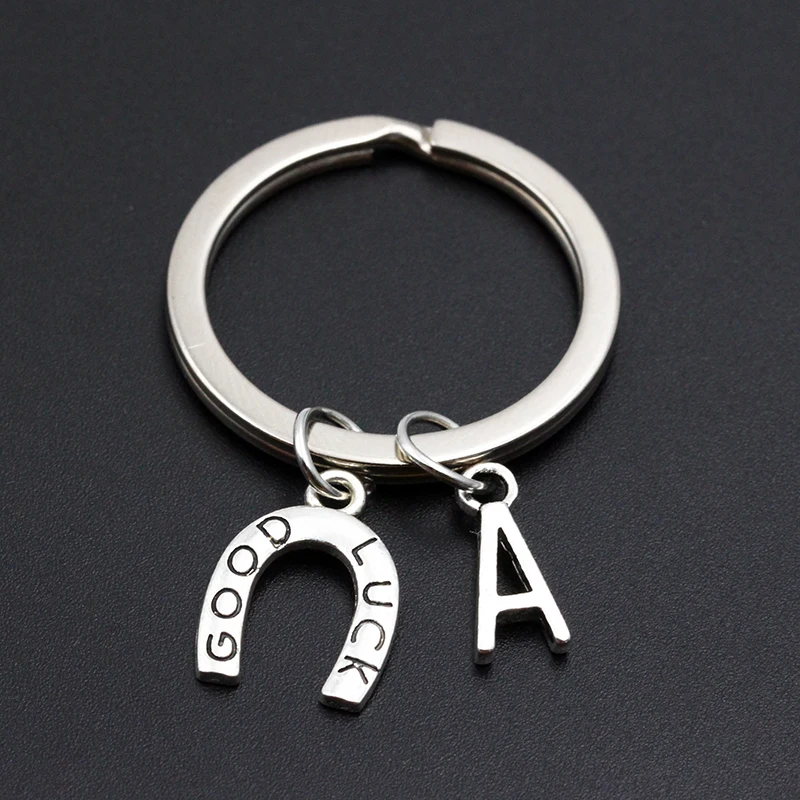 A-Z Initial Letter Good Luck Horseshoe DIY Keyring For Best Friend Couple Boyfriend Girlfriend Gift Men Women Fashion Keychain
A-Z Initial Letter Good Luck Horseshoe DIY Keyring For Best Friend Couple Boyfriend Girlfriend Gift Men Women Fashion Keychain
