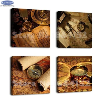 best seller Diamond Painting,4Pieces Vintage Compass Treasure Map,Full,Diamond Embroidery,Stitch Cross,kits,3D,Diamond Mosaic
best seller Diamond Painting,4Pieces Vintage Compass Treasure Map,Full,Diamond Embroidery,Stitch Cross,kits,3D,Diamond Mosaic