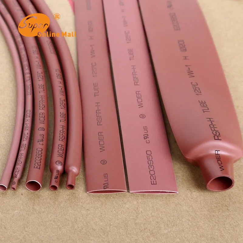 5meters/lot brown 2MM - 16MM Assortment Ratio 2:1 Polyolefin Heat Shrink tube shrinkable tube shrink tubing cable sleeve
5meters/lot brown 2MM - 16MM Assortment Ratio 2:1 Polyolefin Heat Shrink tube shrinkable tube shrink tubing cable sleeve