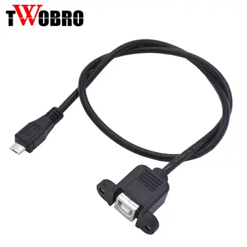 TWOBRO 10pcs 50cm USB 2.0 B Female socket Printer Panel Mount to USB Micro B 5 pin male Extension cable
TWOBRO 10pcs 50cm USB 2.0 B Female socket Printer Panel Mount to USB Micro B 5 pin male Extension cable