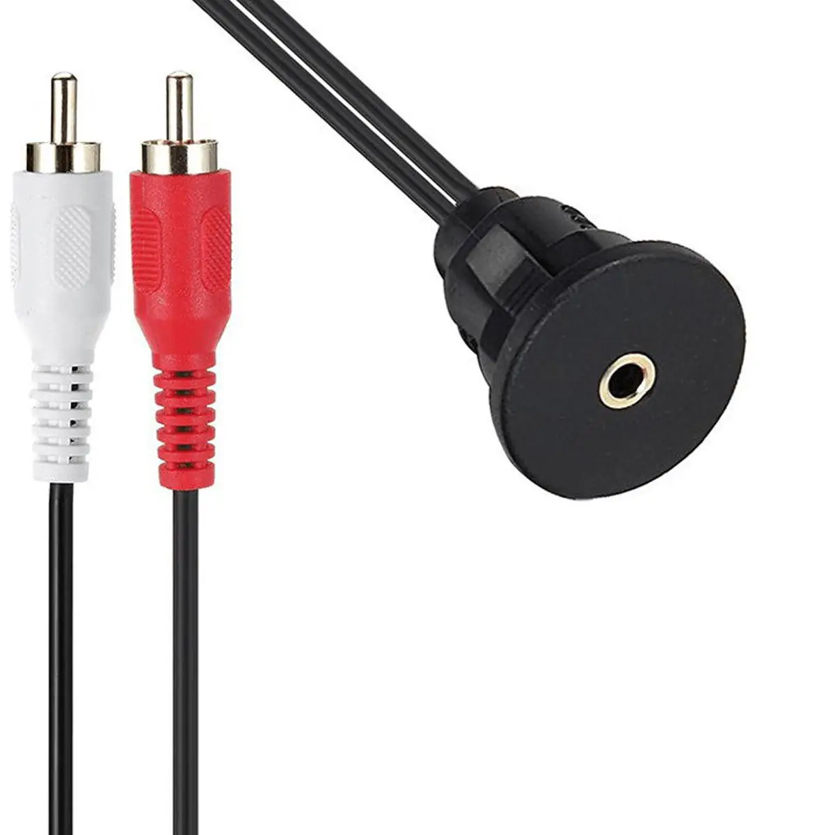 10pcs/lotAudio 3.5mm AUX Male to Female Dual RCA Extension Cable with Waterproofable Mount Shell 100cm
10pcs/lotAudio 3.5mm AUX Male to Female Dual RCA Extension Cable with Waterproofable Mount Shell 100cm