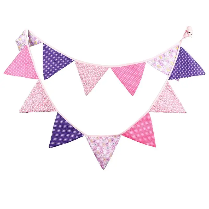 Triangle Pennant Garland Banner Cotton Fabric Party Flags for Birthdays Event Supplies Festivals Parties Decoration
Triangle Pennant Garland Banner Cotton Fabric Party Flags for Birthdays Event Supplies Festivals Parties Decoration