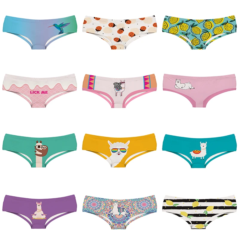 Cute Ladybug Mid-rise Polyester Women Underwear Lemon Ice-cream Girl Briefs Llama Alpaca Theme Pattern Lady Panties
Cute Ladybug Mid-rise Polyester Women Underwear Lemon Ice-cream Girl Briefs Llama Alpaca Theme Pattern Lady Panties