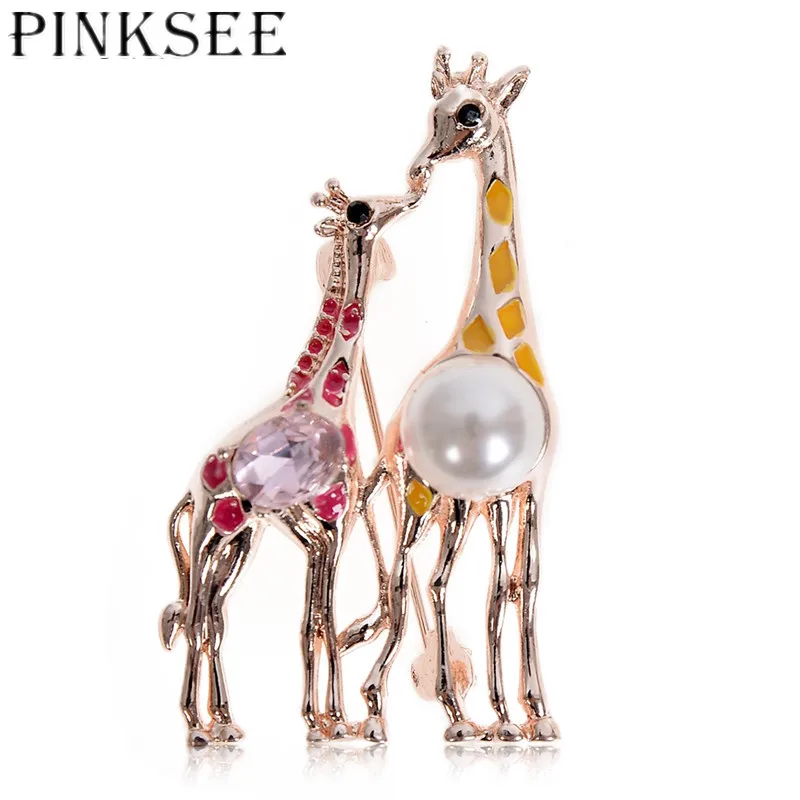 PINKSEE 1PC Cute Rhinestone Vintage Giraffe Dolphin Brooches for Women Personality Jewelry Animal Brooch Pin Gift
PINKSEE 1PC Cute Rhinestone Vintage Giraffe Dolphin Brooches for Women Personality Jewelry Animal Brooch Pin Gift