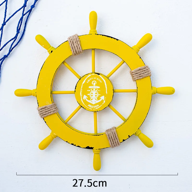 Waliicorners decorative ornaments wall hangings 28cm wooden rudder helmsman handmade wood crafts mini helmsman home decorations 16 HTB1EOKca3mH3KVjSZKzq6z2OXXaS