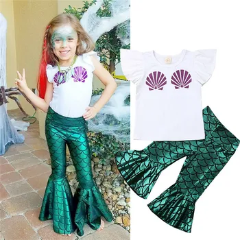 Toddler Girl Clothes Kids Baby Girl Mermaid Blouse Top T-shirt Dress Legging Pant Outfit Set Cotton O-neck Baby Girl Clothes
Toddler Girl Clothes Kids Baby Girl Mermaid Blouse Top T-shirt Dress Legging Pant Outfit Set Cotton O-neck Baby Girl Clothes