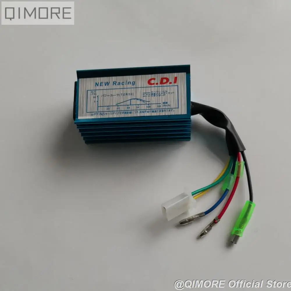 Performance CDI unit (5 wires, AC fired) for Scooter Moped JOG50 JOG90 Vento ZIP Keeway Hurricane 1E40QMB Minarelli 50cc
Performance CDI unit (5 wires, AC fired) for Scooter Moped JOG50 JOG90 Vento ZIP Keeway Hurricane 1E40QMB Minarelli 50cc