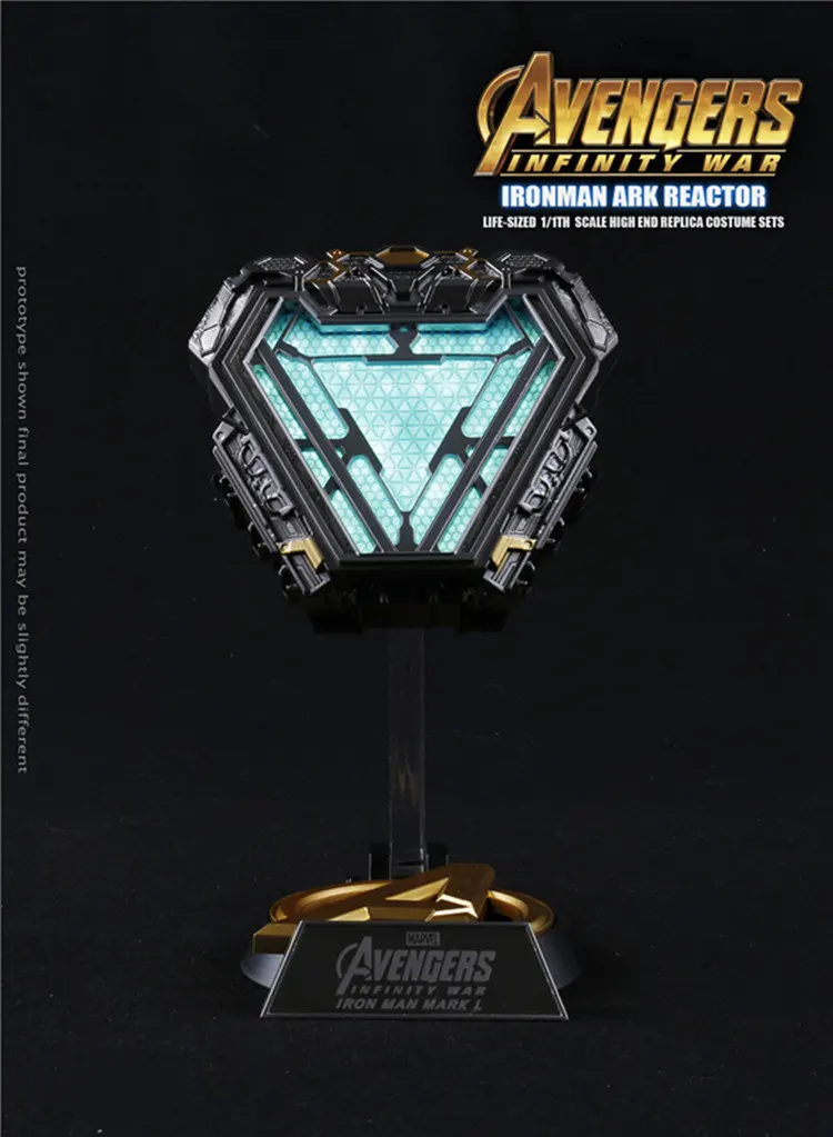 2019.2 New style 1:1 Iron Man reactor MK50 model Heart furnace chest light hand finished products SD353
2019.2 New style 1:1 Iron Man reactor MK50 model Heart furnace chest light hand finished products SD353