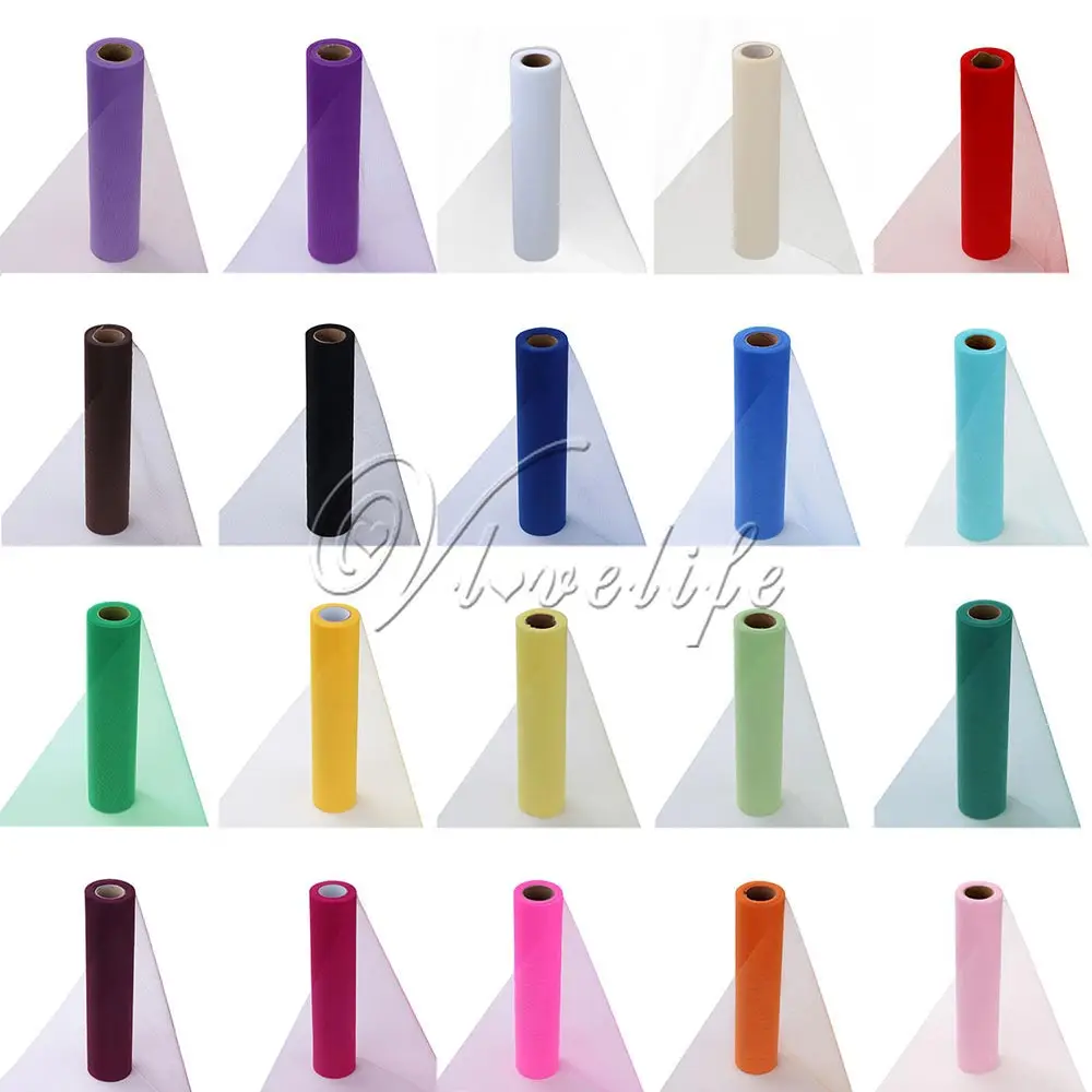 Tulle Roll Spool 12"x25Yards for Wedding Party Tutu Skirt Celebration Decortaion DIY Fabric Chair Sash Table Runner Swag
Tulle Roll Spool 12"x25Yards for Wedding Party Tutu Skirt Celebration Decortaion DIY Fabric Chair Sash Table Runner Swag