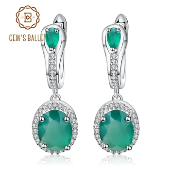 Gem's Ballet 5.15Ct Natural Green Agate Vintage Drop Earrings 925 Sterling Silver Gemstone Earrings For Women Fine Jewelry
Gem's Ballet 5.15Ct Natural Green Agate Vintage Drop Earrings 925 Sterling Silver Gemstone Earrings For Women Fine Jewelry