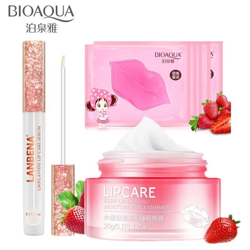 BIOAQUA Lip Gel Mask Lip Sleeping Mask Collagen Moisturizing Nourishing Anti Wrinkle Lip Plumper Repairing Reduce Fine Lines
BIOAQUA Lip Gel Mask Lip Sleeping Mask Collagen Moisturizing Nourishing Anti Wrinkle Lip Plumper Repairing Reduce Fine Lines