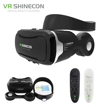 VR Shinecon 4.0 Stereo Google Cardboard 3D Glasses Smartphone Virtual Reality 360 Helmet Headset for 4-5.5' for Mobile
VR Shinecon 4.0 Stereo Google Cardboard 3D Glasses Smartphone Virtual Reality 360 Helmet Headset for 4-5.5' for Mobile