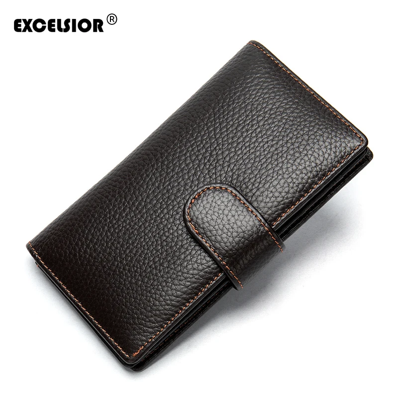 EXCELSIOR 3-Layers Men's Wallet High Quality Genuine Leather Man's Bag with Card Positions Big Capacity Multi-use Clutch Wallet
EXCELSIOR 3-Layers Men's Wallet High Quality Genuine Leather Man's Bag with Card Positions Big Capacity Multi-use Clutch Wallet