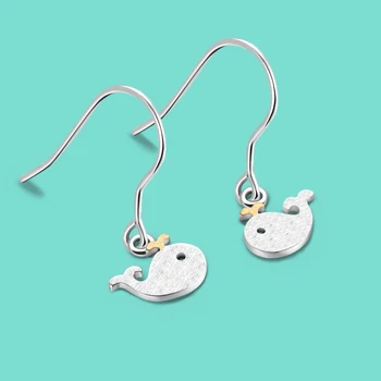 2019 New Women's S925 Sterling Silver Earrings Cute Dolphin Pendant Design Solid Silver Earrings Not Fade Girls' Fashion Jewelry
2019 New Women's S925 Sterling Silver Earrings Cute Dolphin Pendant Design Solid Silver Earrings Not Fade Girls' Fashion Jewelry
