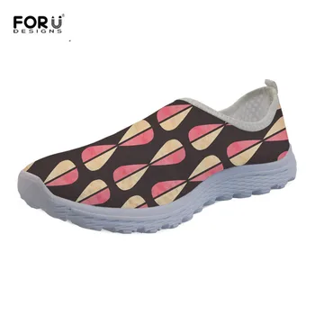 FORUDESIGNS Casual Light Mesh Sneakers Colorful Geometric Print Slip-on Summer Beach Water Flats Shoes for Women Walking Shoes
FORUDESIGNS Casual Light Mesh Sneakers Colorful Geometric Print Slip-on Summer Beach Water Flats Shoes for Women Walking Shoes