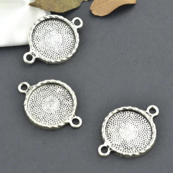 Wholesale 30pcs/lots Metal tibetan silver charms cabochon 20mm base connectors pendants fit diy bracelets jewelry making 3250
Wholesale 30pcs/lots Metal tibetan silver charms cabochon 20mm base connectors pendants fit diy bracelets jewelry making 3250