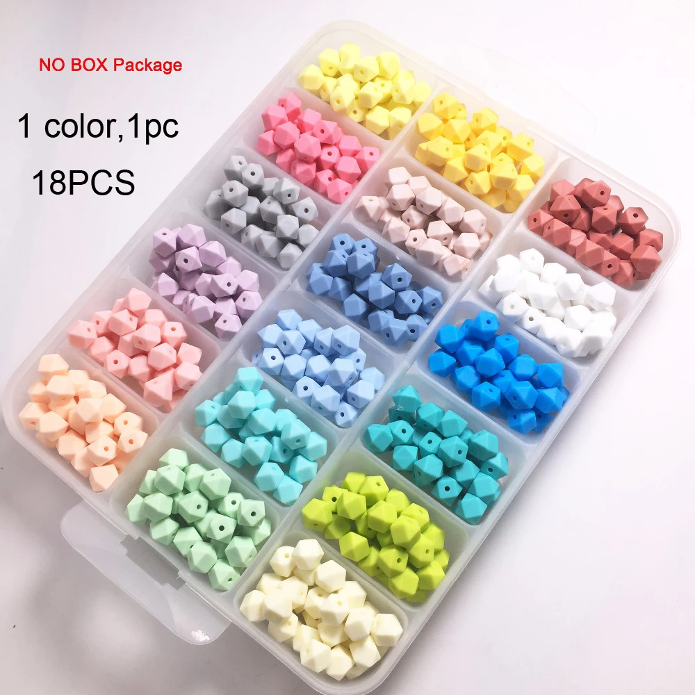 Mrs.ChewedBeads 18PCS 11MM Mini Hexagon Silicone Beads Teething Baby Teether Baby DIY Toy Baby Gift Necklace Pacifier Chain
Mrs.ChewedBeads 18PCS 11MM Mini Hexagon Silicone Beads Teething Baby Teether Baby DIY Toy Baby Gift Necklace Pacifier Chain