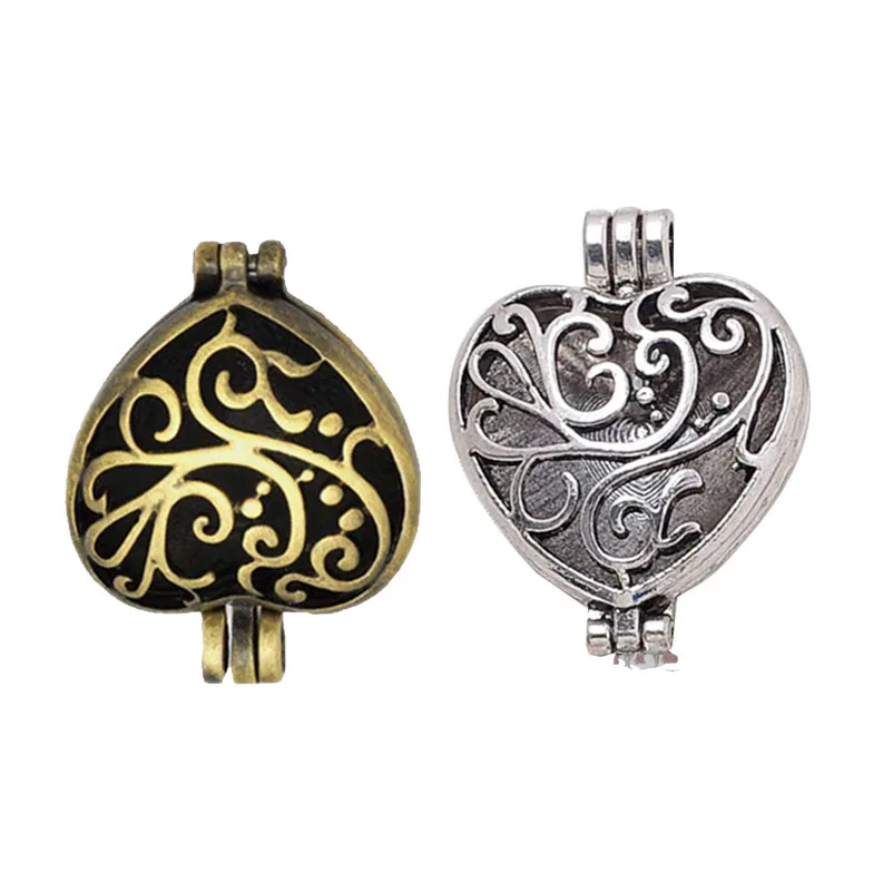 1pc Silver Antique Bronze Plated Memory DIY Vintage Floating Hollow Heart Diffuser Necklace Locket Pedants For Essential Oils
1pc Silver Antique Bronze Plated Memory DIY Vintage Floating Hollow Heart Diffuser Necklace Locket Pedants For Essential Oils