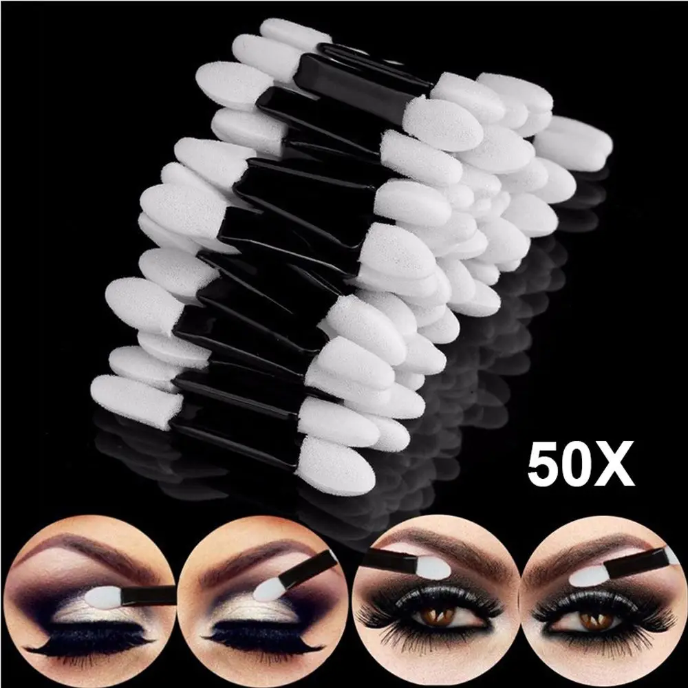 Stylish 50 pcs/bag Eye Shadow Sponge Brushes Applicator Double Foam Head Cosmetic Tool for girl lady Disposable Make Up Tool
Stylish 50 pcs/bag Eye Shadow Sponge Brushes Applicator Double Foam Head Cosmetic Tool for girl lady Disposable Make Up Tool