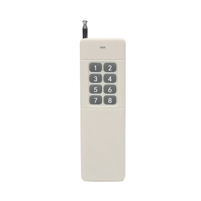 OOTDTY 3000m Long Range High Power 1/2/4/6/8/12CH RF Remote Control Transmitter 433 MHz
OOTDTY 3000m Long Range High Power 1/2/4/6/8/12CH RF Remote Control Transmitter 433 MHz