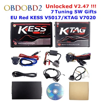 Online V2.53 EU Red Kess V5.017 OBD2 Manager Tuning Kit KTAG V7.020 4 LED Kess V2 5.017 BDM Frame K-TAG 7.020 ECU Programmer
Online V2.53 EU Red Kess V5.017 OBD2 Manager Tuning Kit KTAG V7.020 4 LED Kess V2 5.017 BDM Frame K-TAG 7.020 ECU Programmer