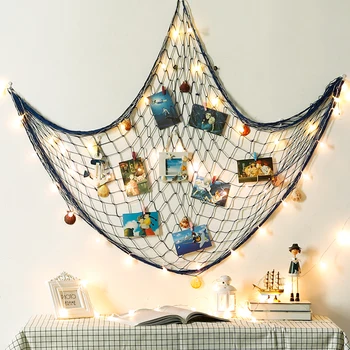 DIY Mediterranean Style Hanging Photo Display Frame Fishing Net Rope Design Pictures Holder With Clips & Nails Wall Decor Props
DIY Mediterranean Style Hanging Photo Display Frame Fishing Net Rope Design Pictures Holder With Clips & Nails Wall Decor Props