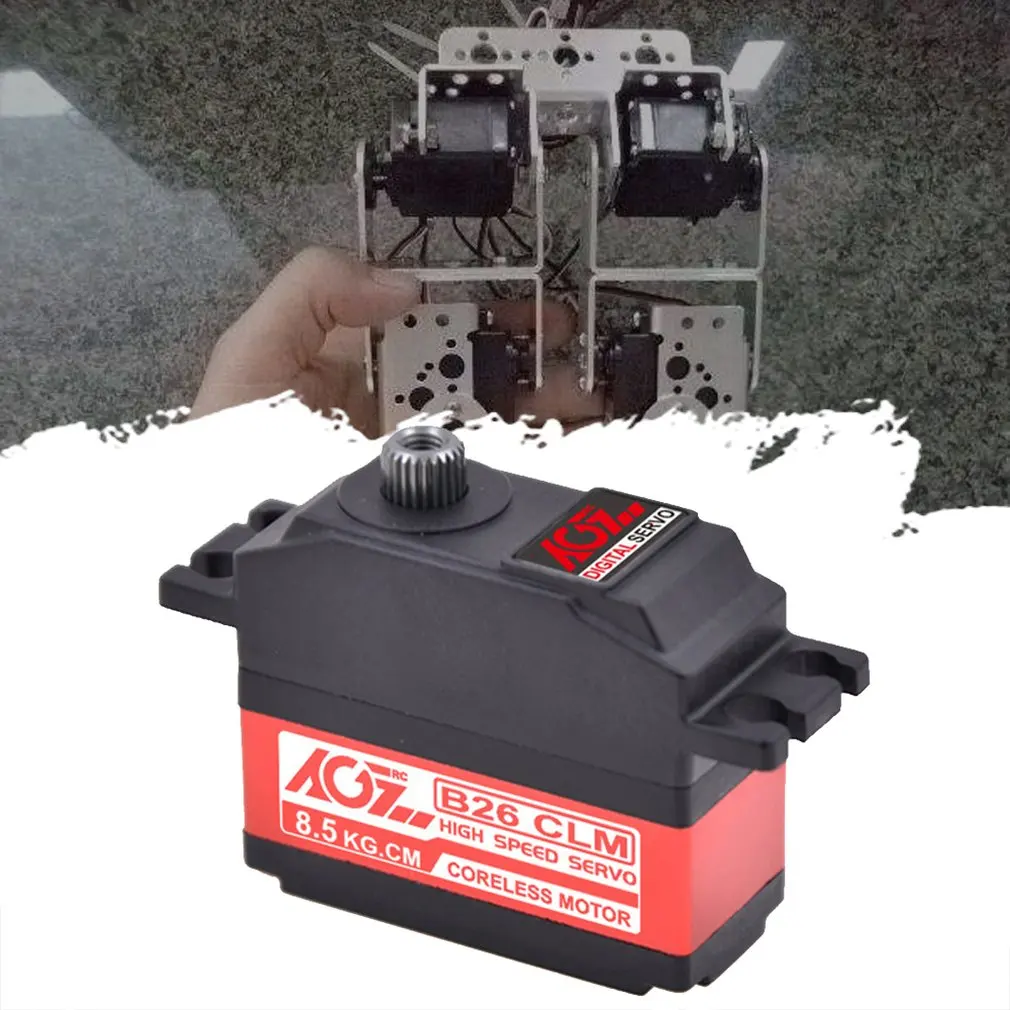 Agfrc B26clm 8.5kg Torque 26g Titanium Tooth Hollow Cup Motor Small Steering Gear
Agfrc B26clm 8.5kg Torque 26g Titanium Tooth Hollow Cup Motor Small Steering Gear