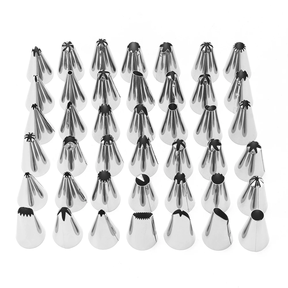 The Valentine'S Day Piping Nozzles 42PCS Set For Party Cake Cupcake Decoration Tips DIY Cake Decorating Supplies
The Valentine'S Day Piping Nozzles 42PCS Set For Party Cake Cupcake Decoration Tips DIY Cake Decorating Supplies
