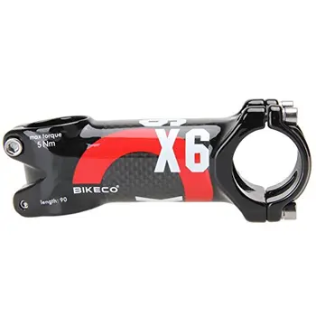 BIKECO Bike Carbon Handlebar Stem 3K Glossy Super Light Weight Carbon Fiber+Aluminum Alloy Bicycle Mountain Bike Handle Bar Stem
BIKECO Bike Carbon Handlebar Stem 3K Glossy Super Light Weight Carbon Fiber+Aluminum Alloy Bicycle Mountain Bike Handle Bar Stem