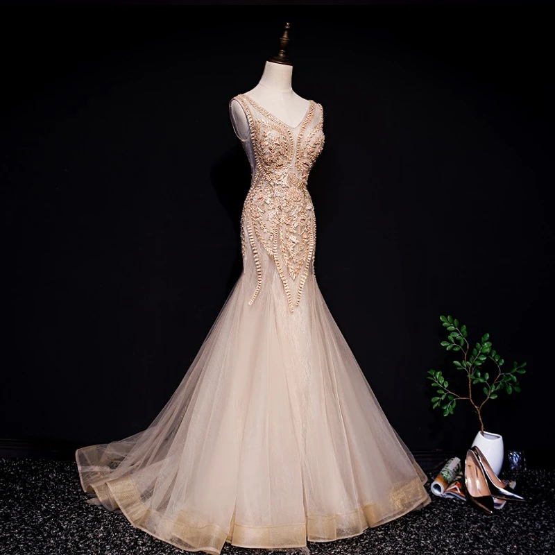 Vestidos de fiesta de noche largos elegantes2019 new sexy V neck lace crystal champagne sexy mermaid prom dress long luxury gala
Vestidos de fiesta de noche largos elegantes2019 new sexy V neck lace crystal champagne sexy mermaid prom dress long luxury gala